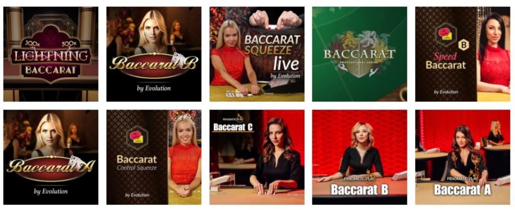 top 10 baccarat casino games