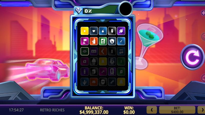 Retro riches slot screenshot