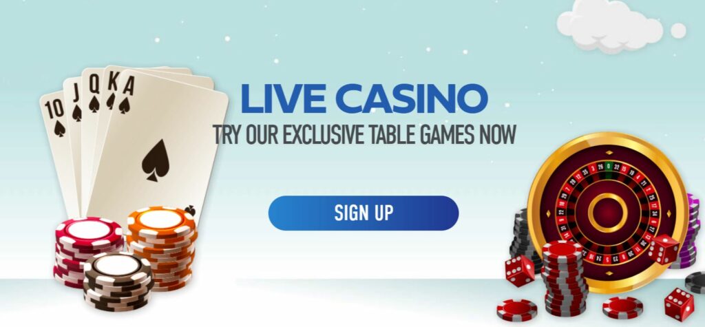 live casino with exclusive table games