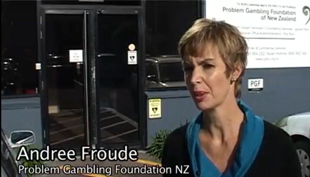 Andree Froude, spokesperson of the Problem Gaming Foundation