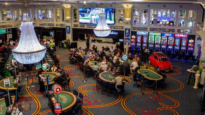 atmosphere inside of christchurch casino in NZ