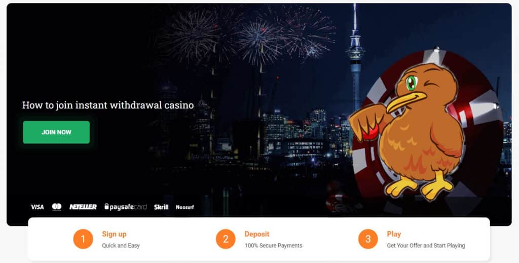 how to join instant withdrawal casino