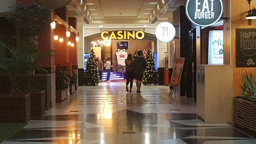 entry to a casino gaming area