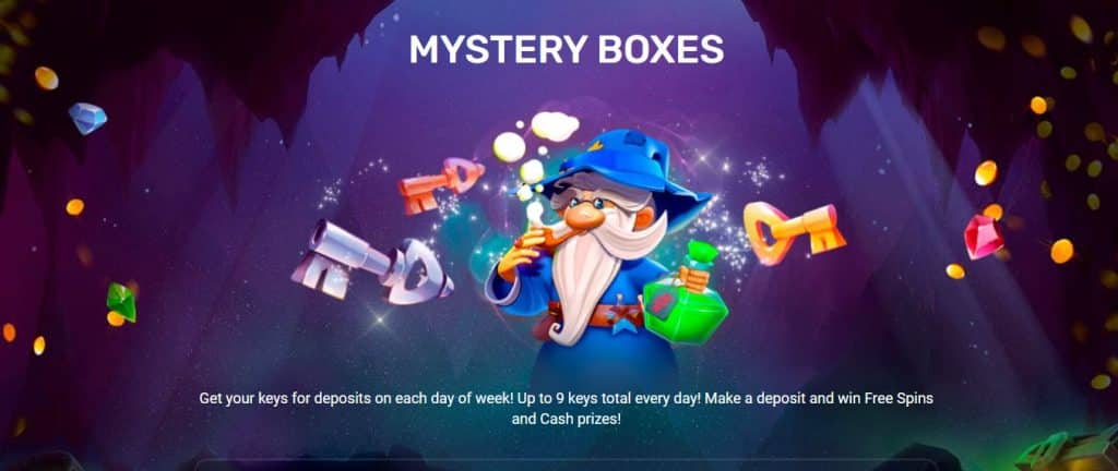 mystery box promo