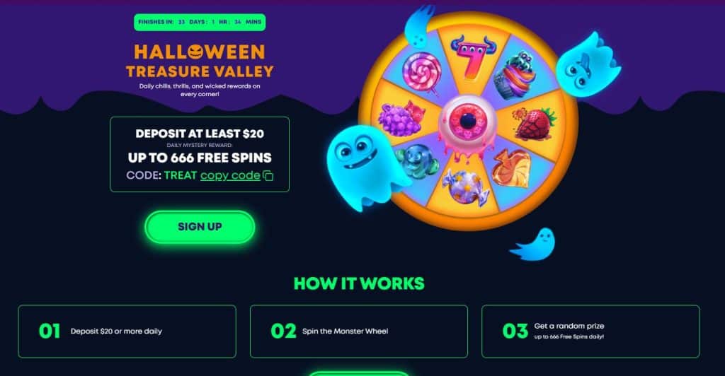 casino rocket rewards halloween 2023